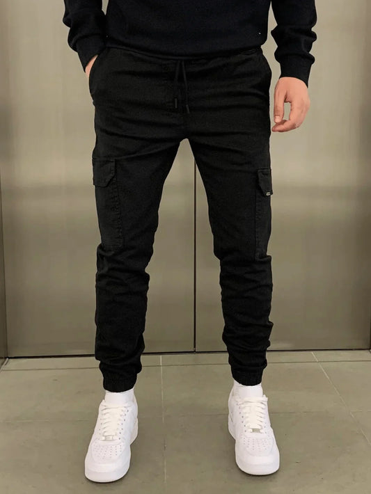 Herren-Slim-Fit-Cargohose