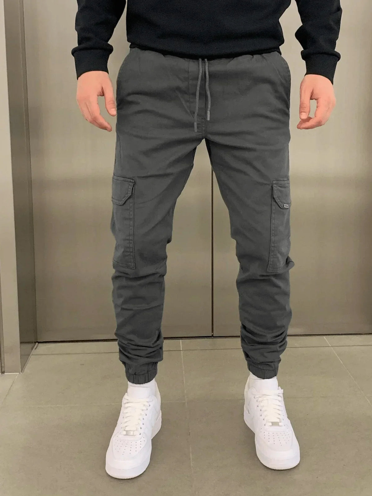 Herren-Slim-Fit-Cargohose