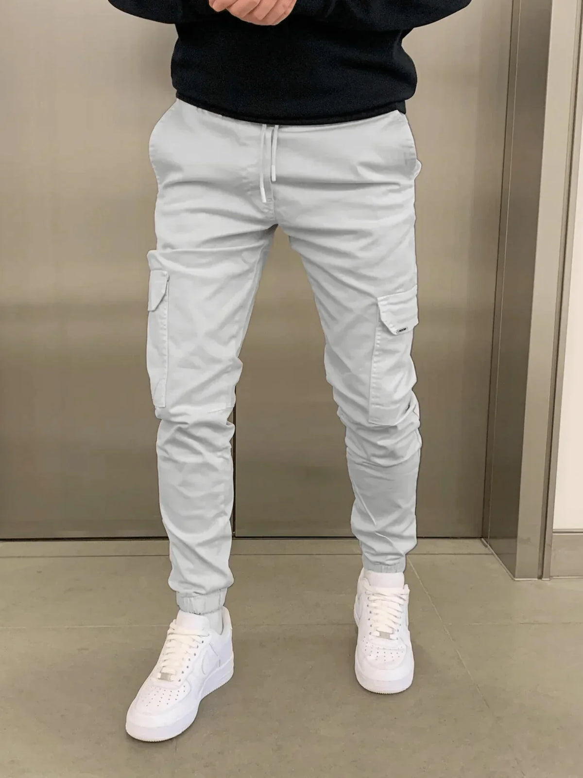 Herren-Slim-Fit-Cargohose