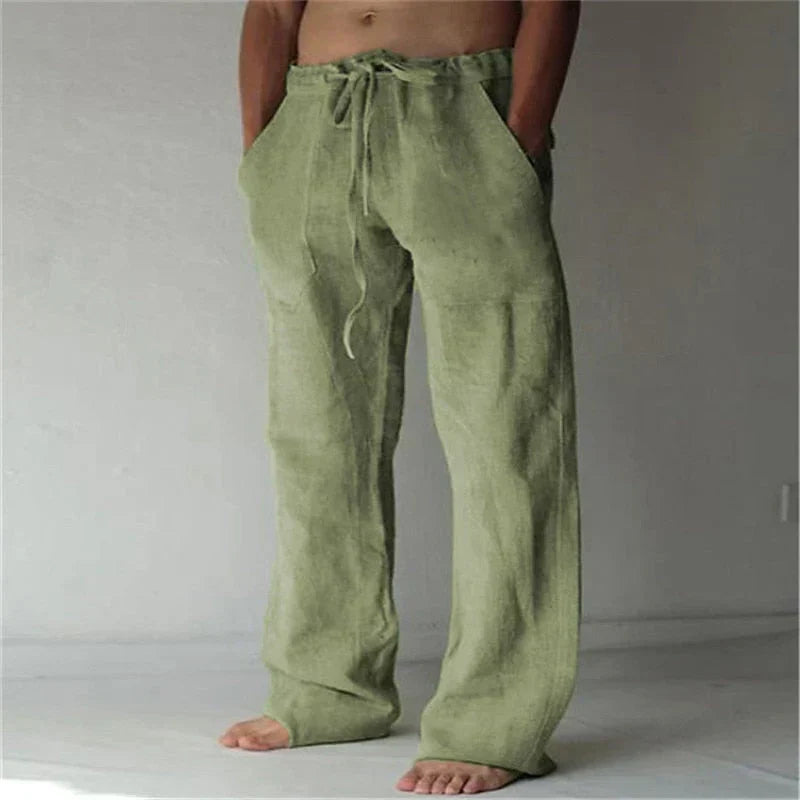 Herren-Sommerhose mit Baggy-Passform und elastischem Bund