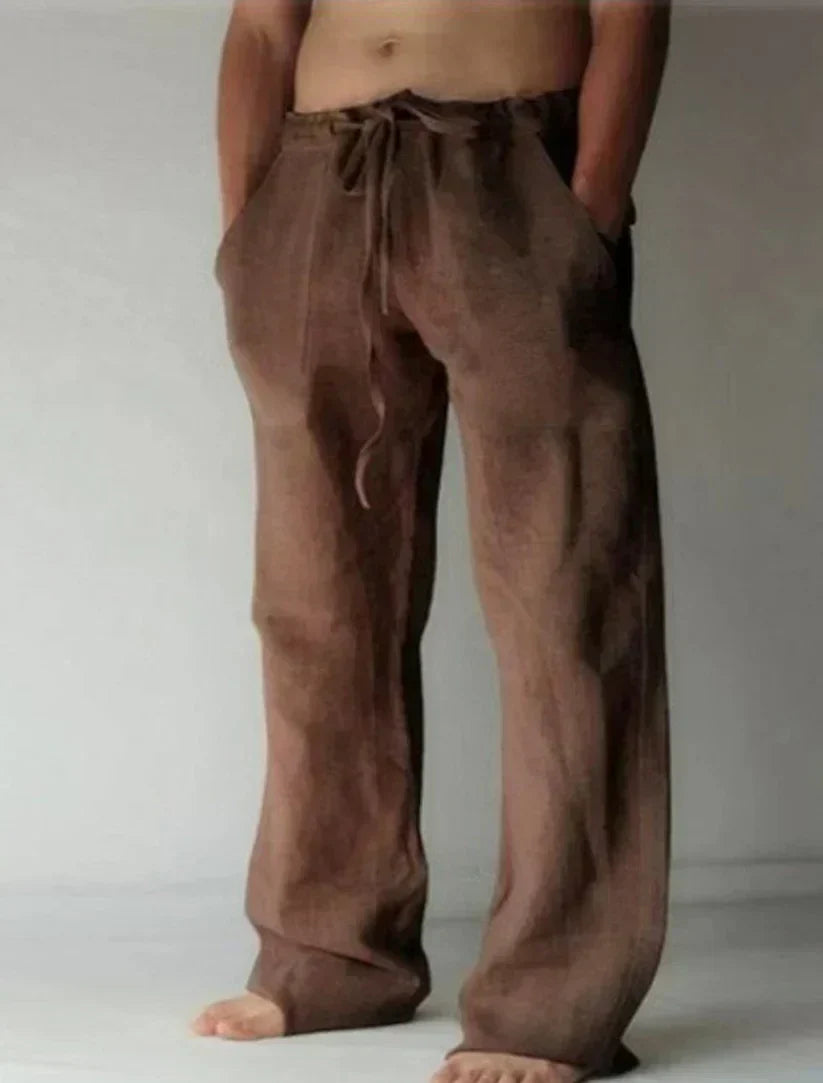 Herren-Sommerhose mit Baggy-Passform und elastischem Bund