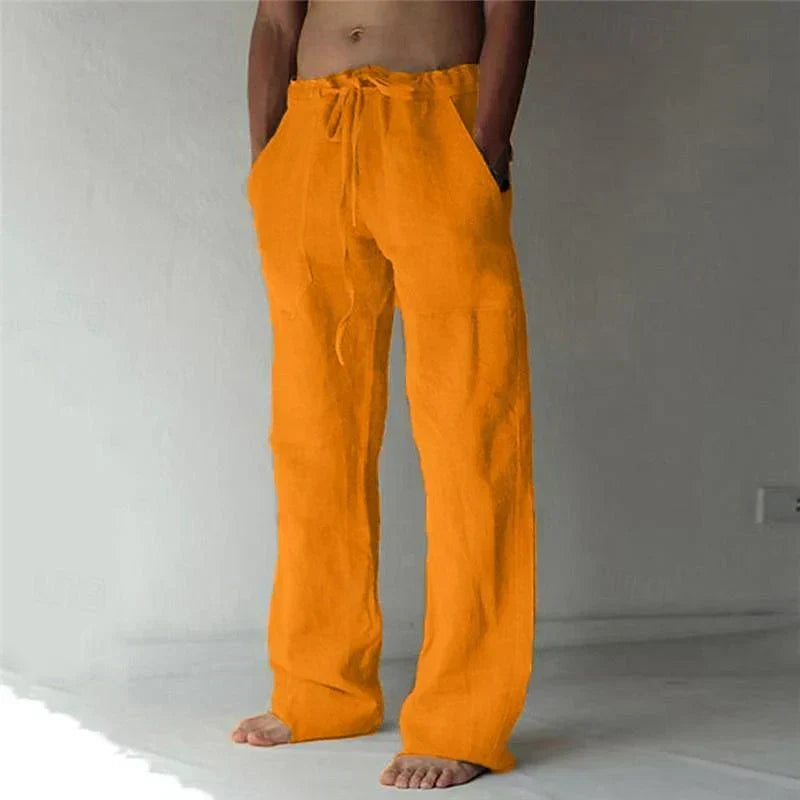 Herren-Sommerhose mit Baggy-Passform und elastischem Bund