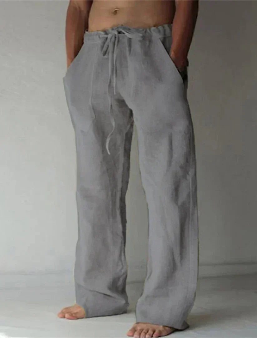 Herren-Sommerhose mit Baggy-Passform und elastischem Bund
