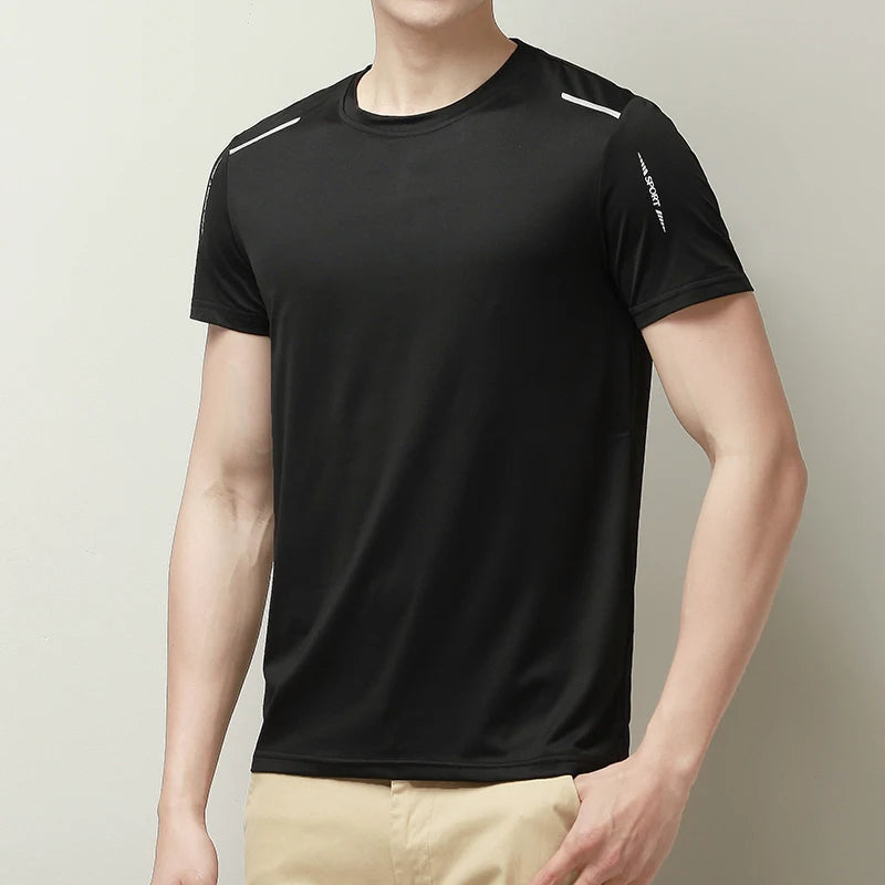 Herren-Sport-T-Shirt – atmungsaktiv und reflektierend