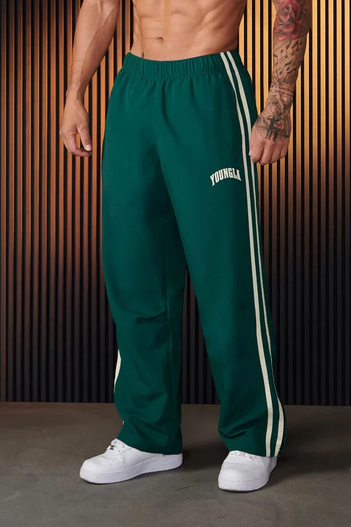 Herren-Sporthose mit Doppelstreifen – atmungsaktiv & flexibel