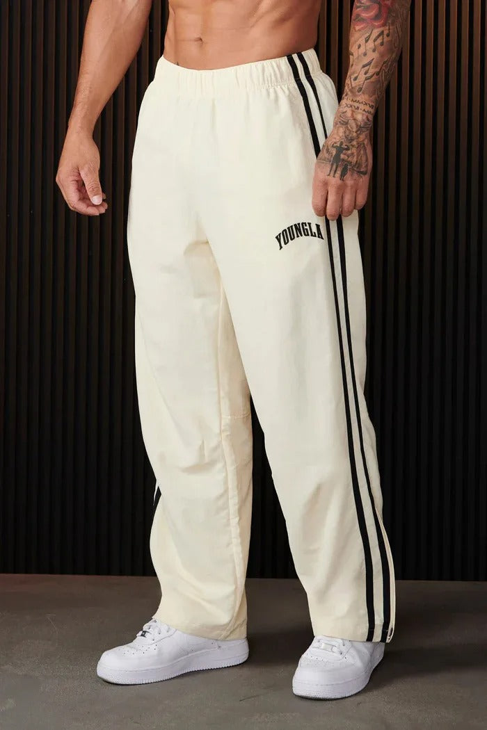 Herren-Sporthose mit Doppelstreifen – atmungsaktiv & flexibel