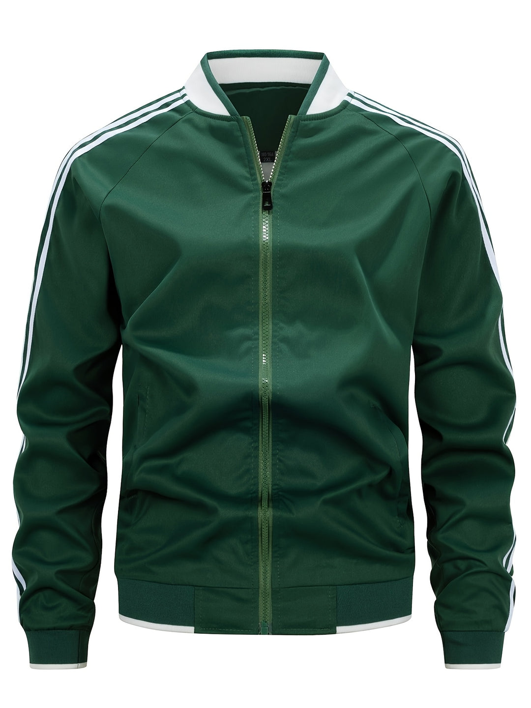 Herren-Sportjacke – leicht & atmungsaktiv mit gestreiften Ärmeln