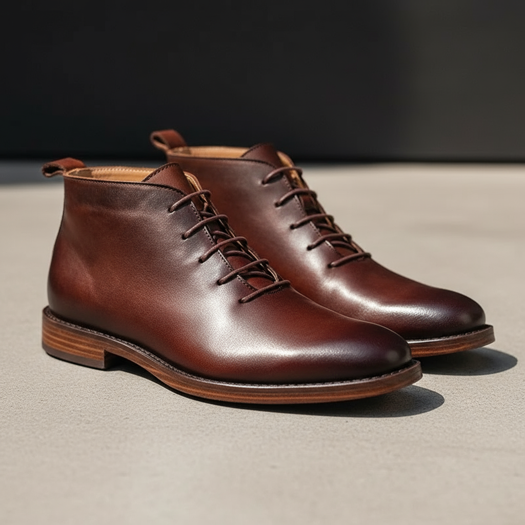 Herren-Stiefeletten aus Leder