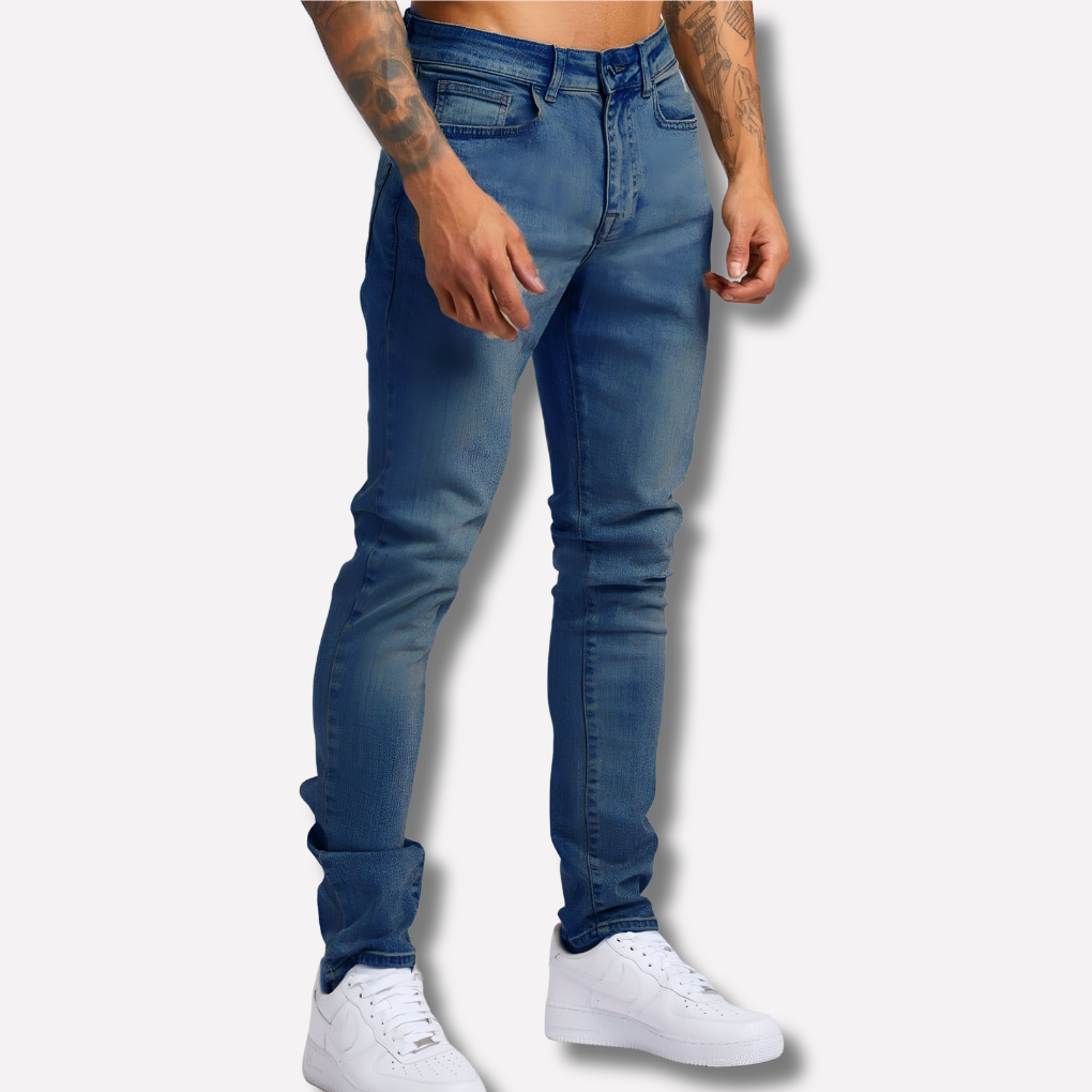 Herren-Stretchjeans mit schmaler Passform