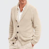 Herren-Strickjacke mit Knöpfen