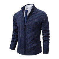Herren-Strickjacke mit Reißverschluss