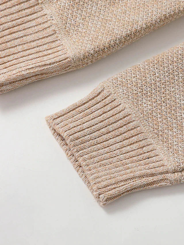 Herren-Strickjacke mit Reißverschluss