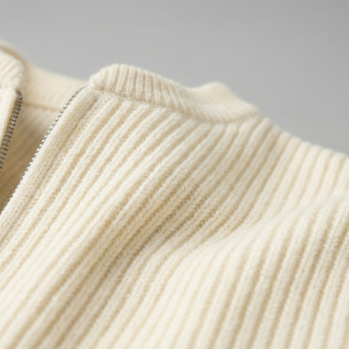 Herren-Strickjacke mit Reißverschluss