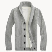 Herren-Strickjacke mit Schalkragen