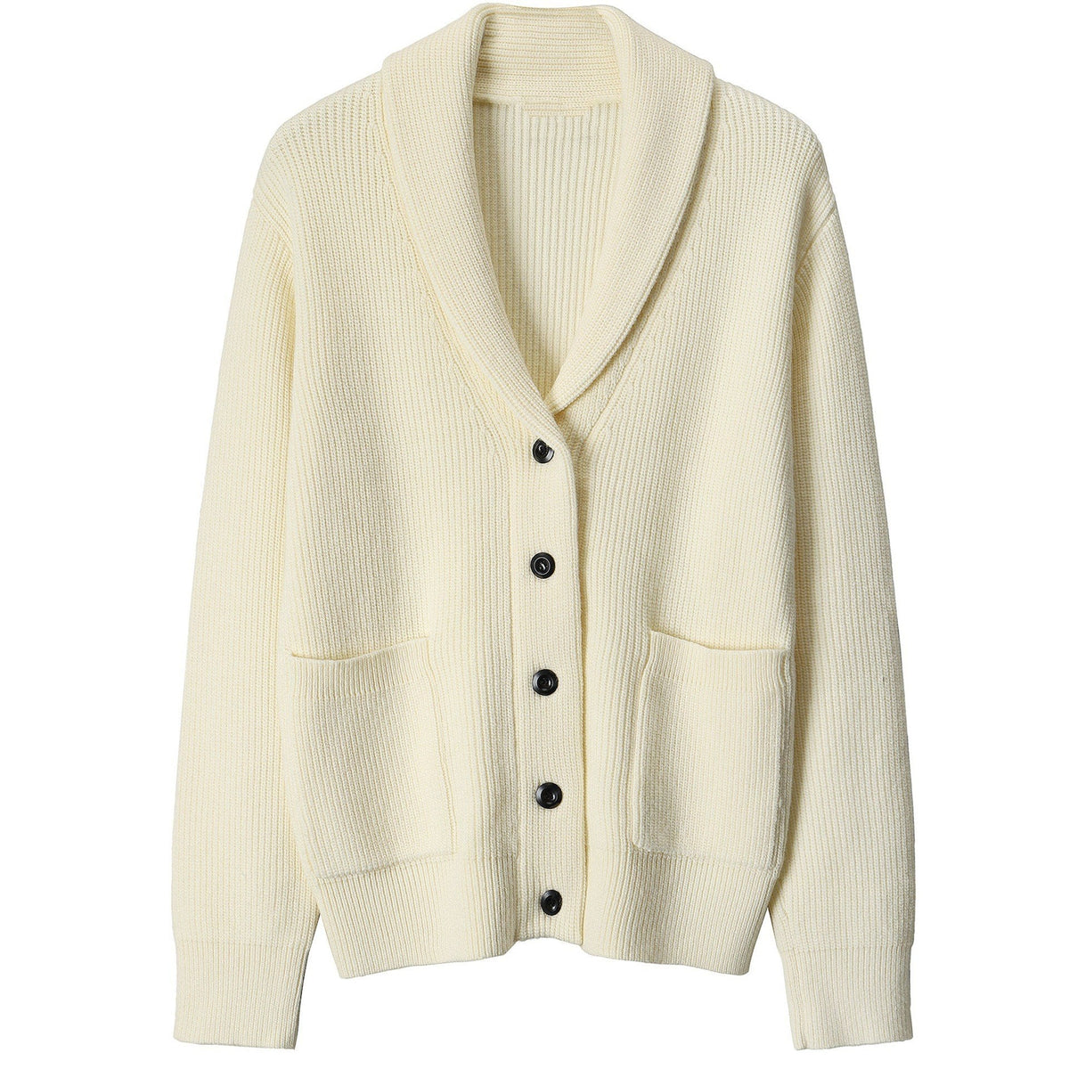 Herren-Strickjacke mit Schalkragen