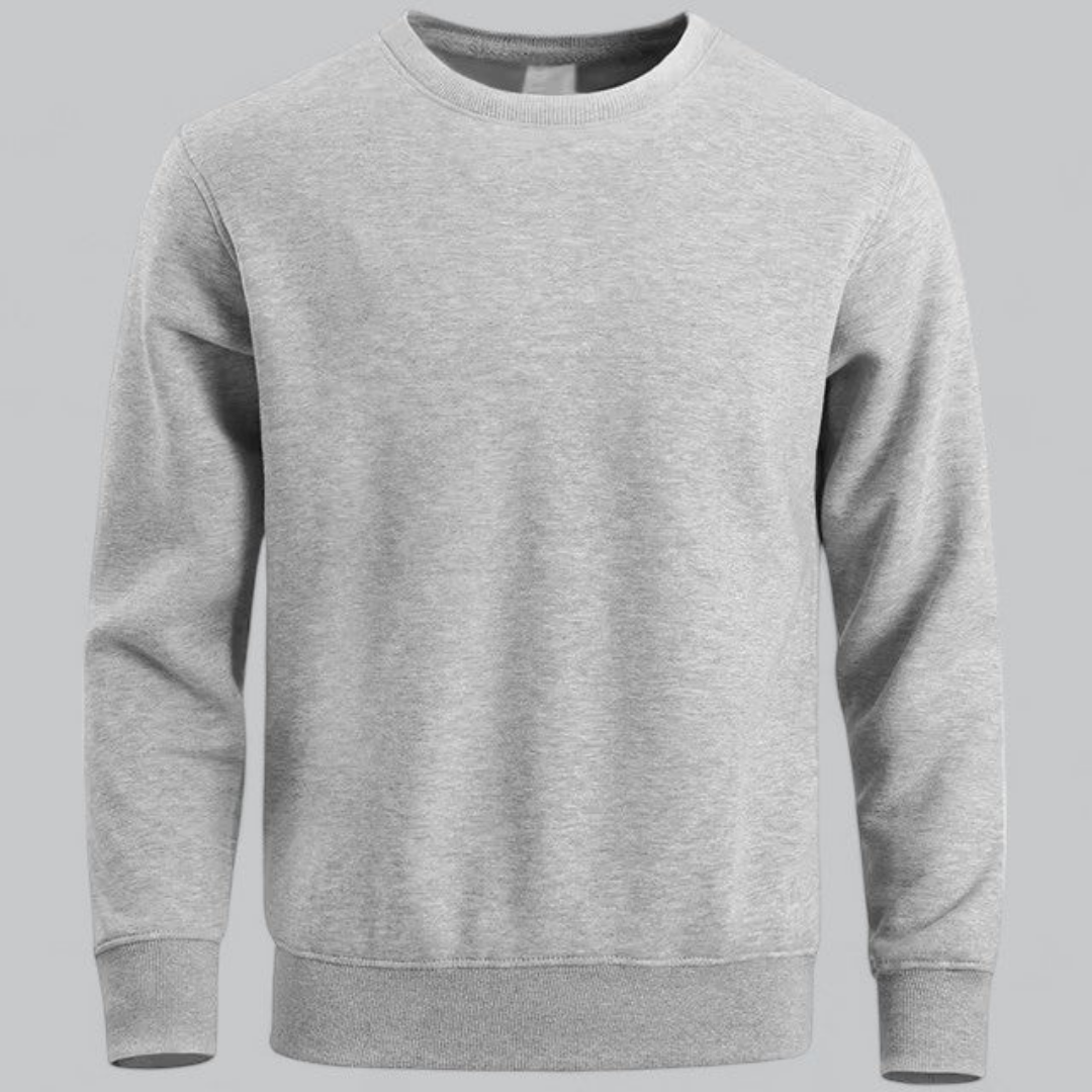 Herren-Sweatshirt mit Rundhalsausschnitt