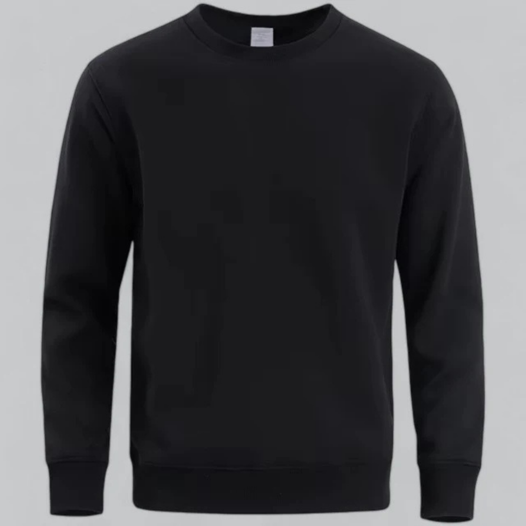 Herren-Sweatshirt mit Rundhalsausschnitt