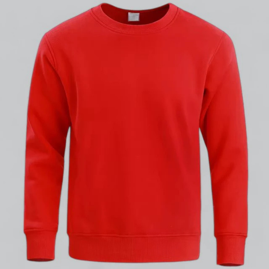 Herren-Sweatshirt mit Rundhalsausschnitt