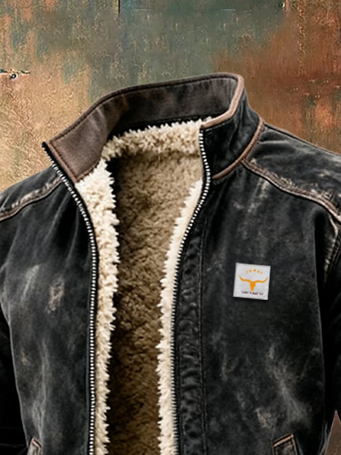 Herren-Thermojacke im Vintage-Stil
