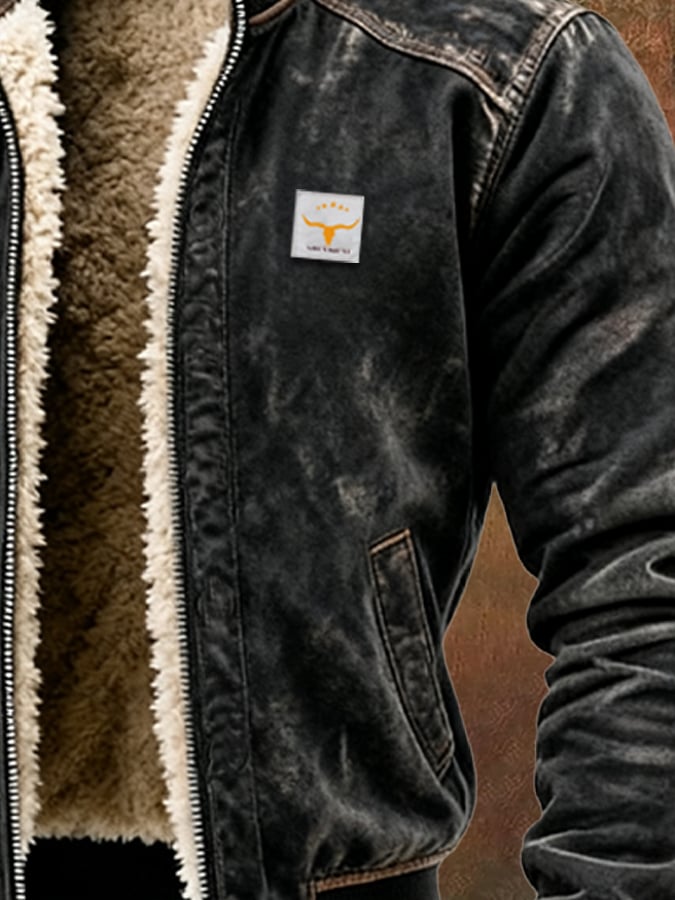 Herren-Thermojacke im Vintage-Stil