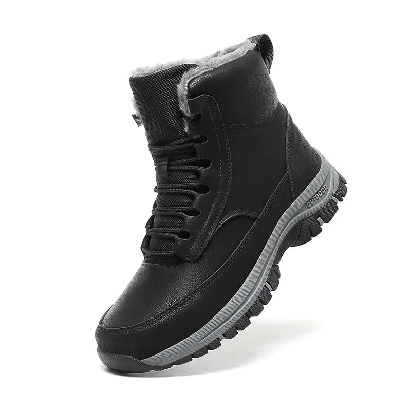 Herren-Winterstiefel mit Fell