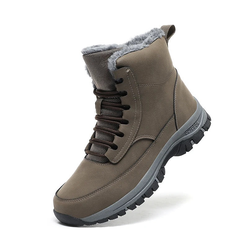Herren-Winterstiefel mit Fell
