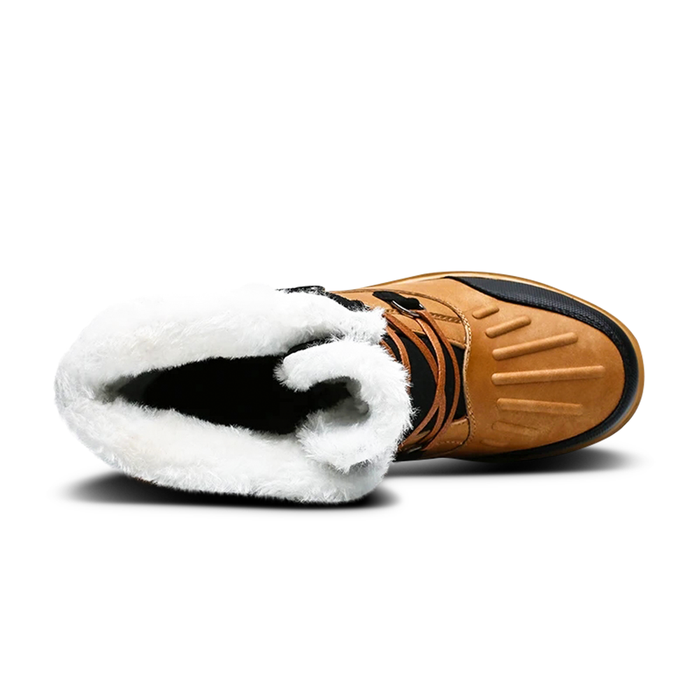 Herren-Winterstiefel – warm gefütterte Schneestiefel mit rutschfester Sohle