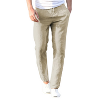 Herrenhose aus Baumwolle und Leinen