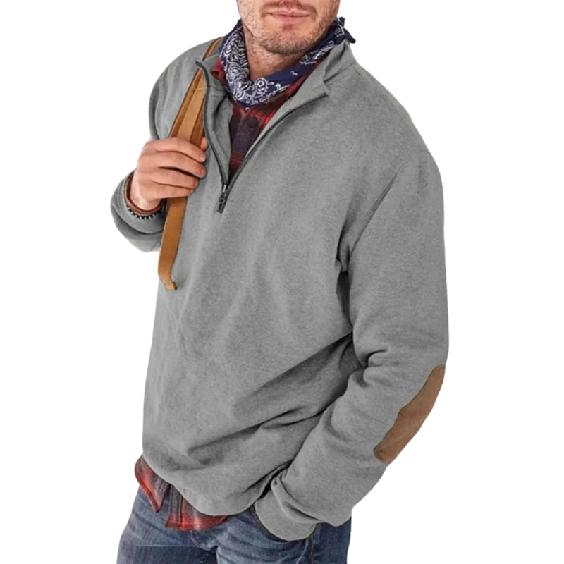 Herrenpullover mit halbem Reißverschluss | Warm und stilvoll für den Winter