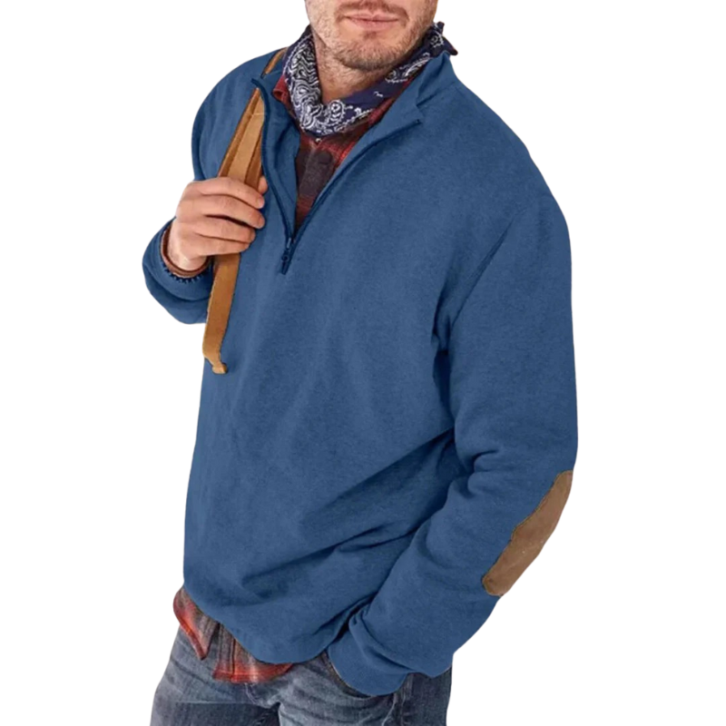 Herrenpullover mit halbem Reißverschluss | Warm und stilvoll für den Winter