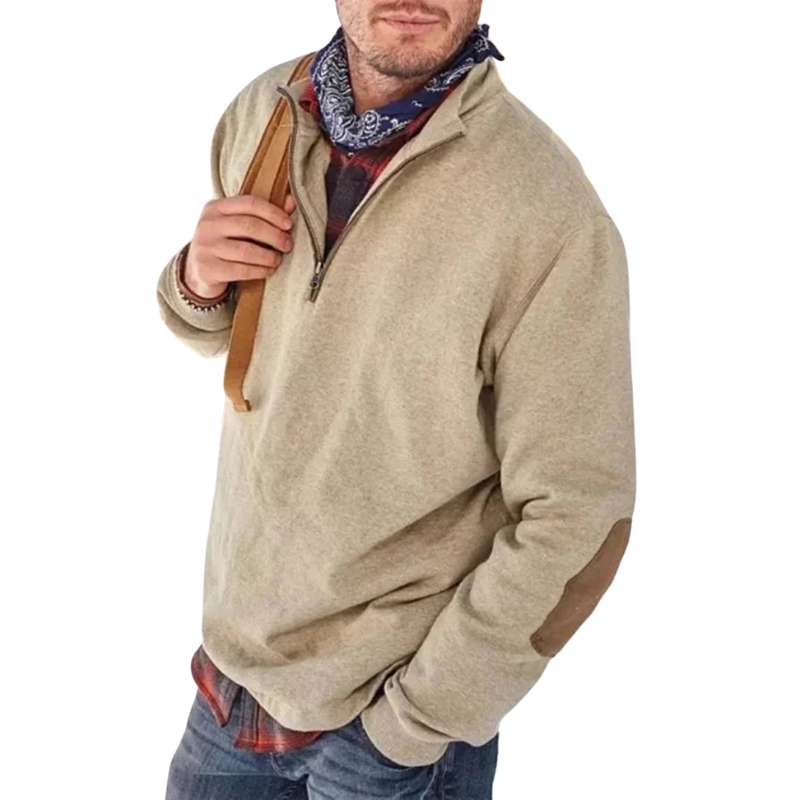 Herrenpullover mit halbem Reißverschluss | Warm und stilvoll für den Winter