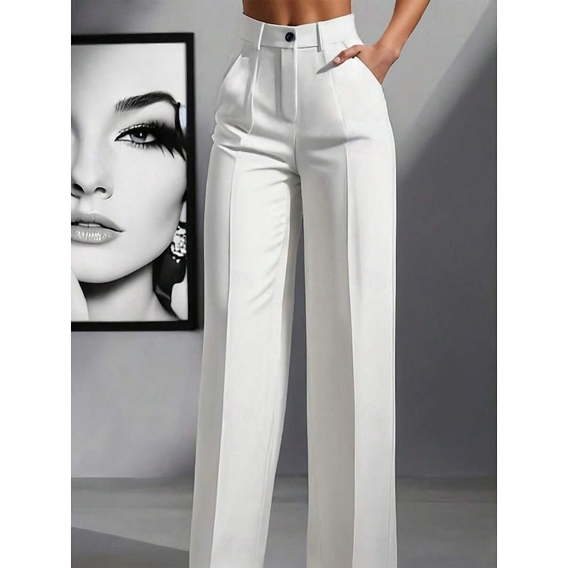High-Waist-Anzughose