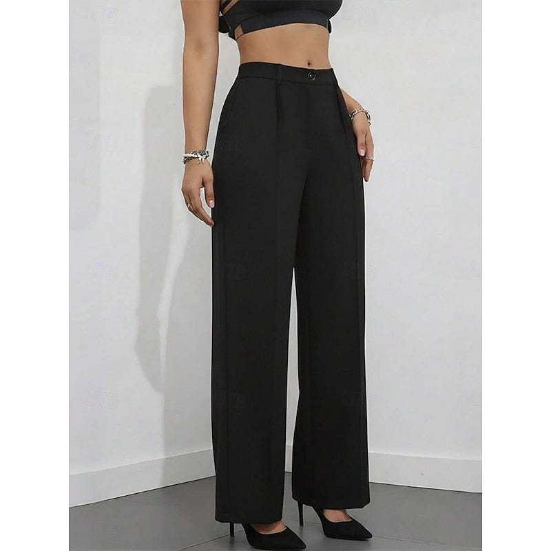 High-Waist-Anzughose