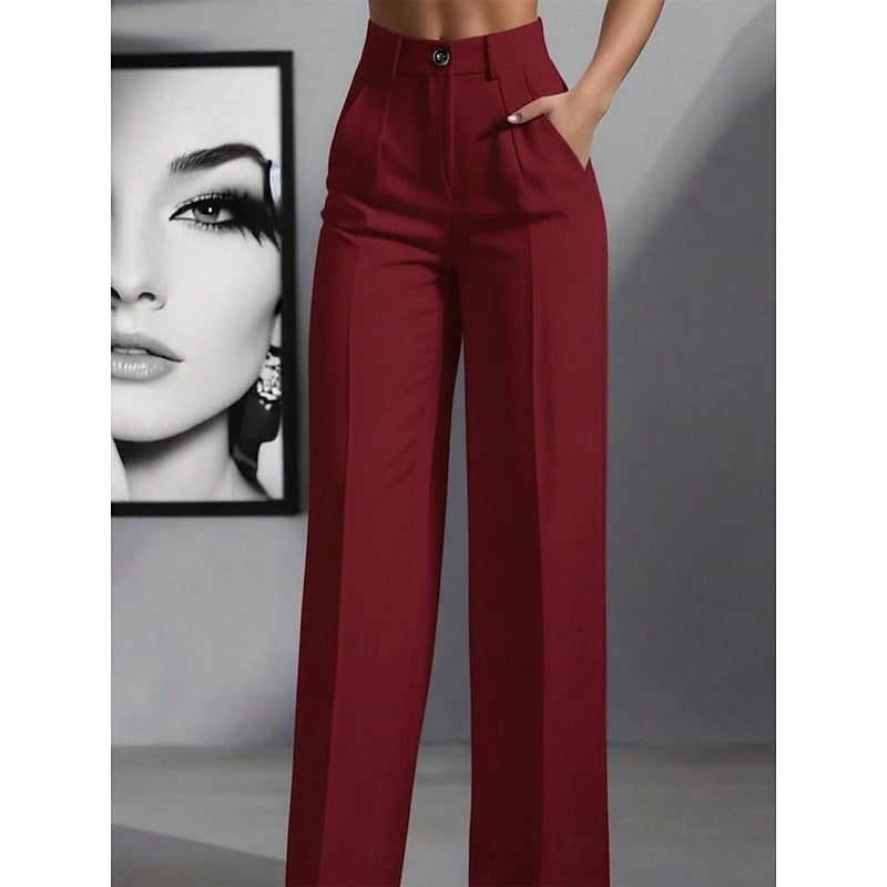 High-Waist-Anzughose