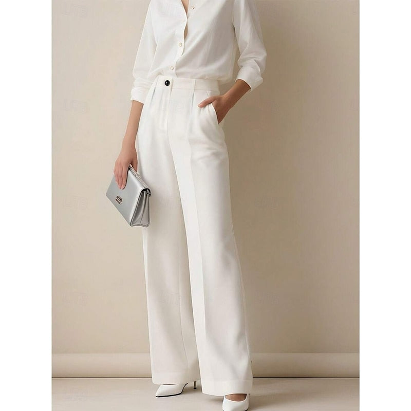 High-Waist-Anzughose