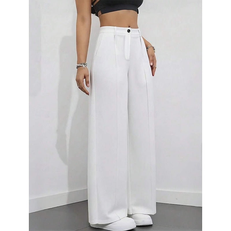 High-Waist-Anzughose
