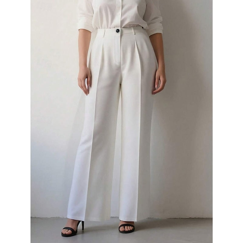High-Waist-Anzughose