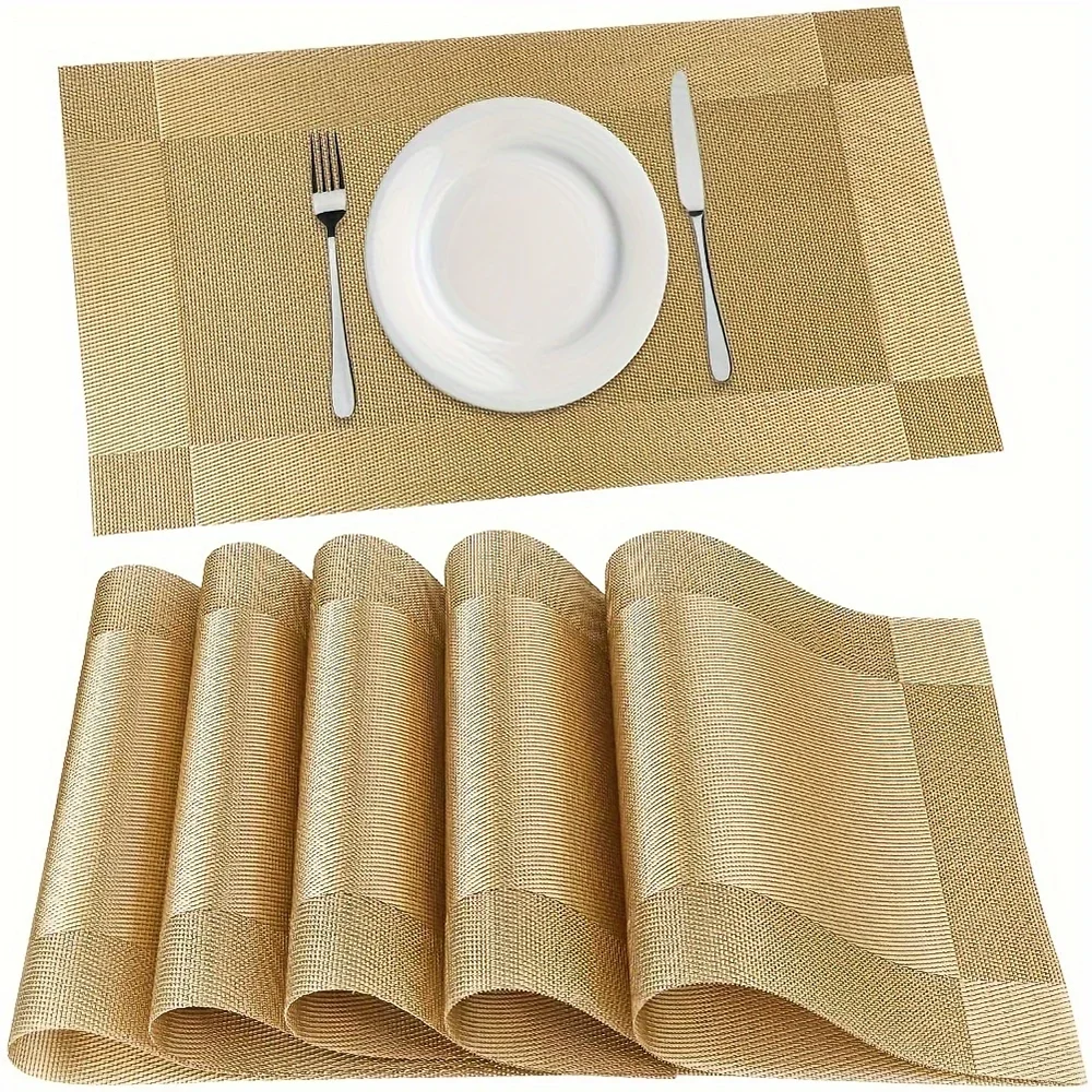 Hitzebeständige Tischsets aus PVC – abwaschbare und rutschfeste Platzsets