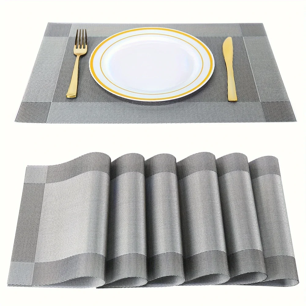 Hitzebeständige Tischsets aus PVC – abwaschbare und rutschfeste Platzsets