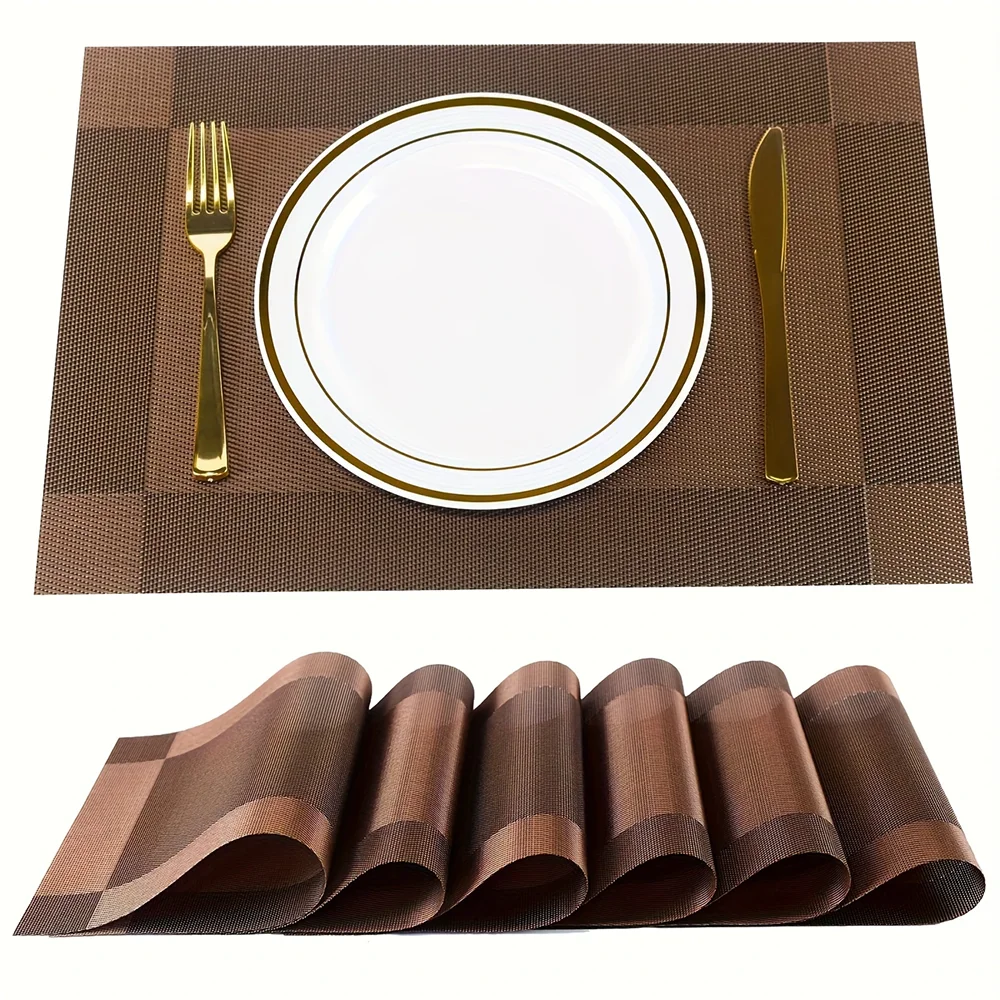 Hitzebeständige Tischsets aus PVC – abwaschbare und rutschfeste Platzsets