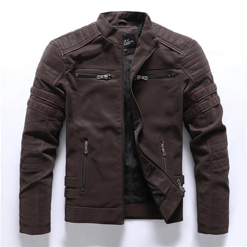 Hochwertige Motorradjacke mit Stehkragen