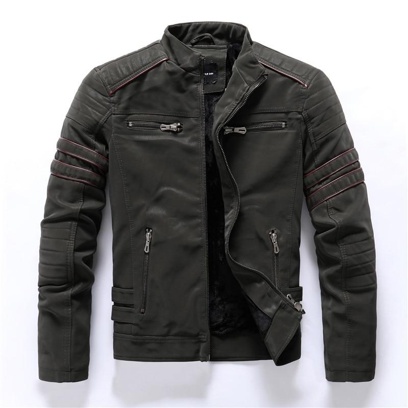 Hochwertige Motorradjacke mit Stehkragen
