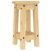 Hocker mit runder Sitzfläche und verstärkendem Untergestell