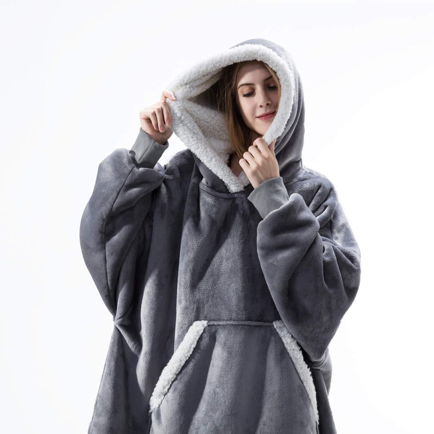 Hoodie-Decke | Wundervolle Kombination aus weichem Hoodie und gemütlicher Decke in einem