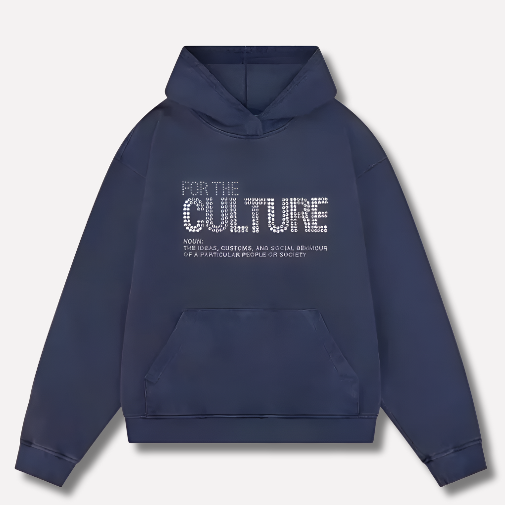 Hoodie mit „For The Culture“-Print