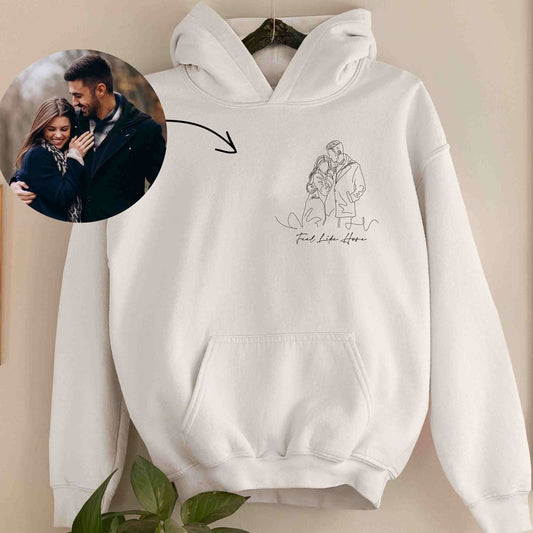 Imagecapture Hoodie | Elegante Foto-Stickerei für modische Erinnerungsstücke