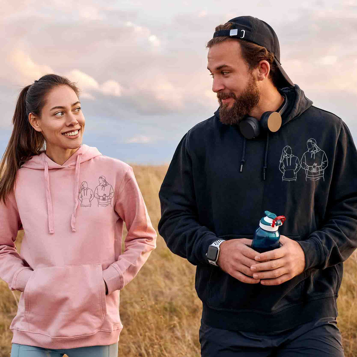 Imagecapture Hoodie | Elegante Foto-Stickerei für modische Erinnerungsstücke