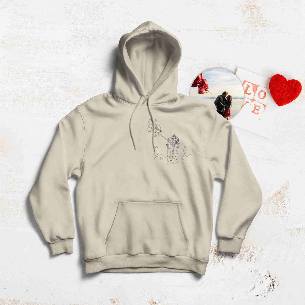 Imagecapture Hoodie | Elegante Foto-Stickerei für modische Erinnerungsstücke