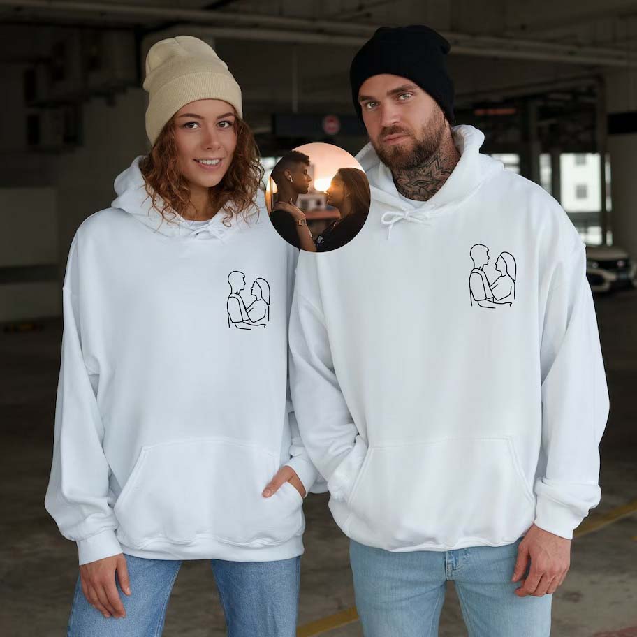 Imagecapture Hoodie | Elegante Foto-Stickerei für modische Erinnerungsstücke