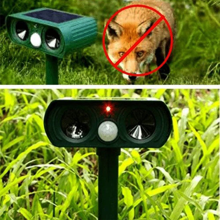 Infrarot-Tierschreck mit Solarbetrieb